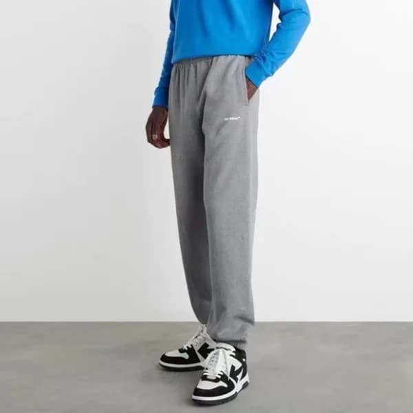 오프화이트 남성 캐쥬얼 블랙 팬츠 - Off-white Mens Black Pants - … - 1