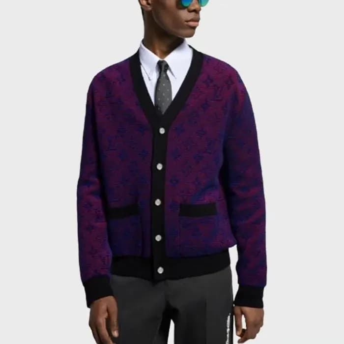 루이비통 남성 옵티컬 모노그램 가디건 - Louis vuitton Mens Optical … - 1