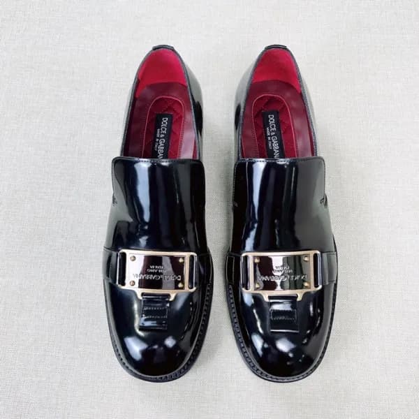 돌체앤가바나 남성 블랙 로퍼 - Dolce&Gabbana Mens Black Loafer … - 1