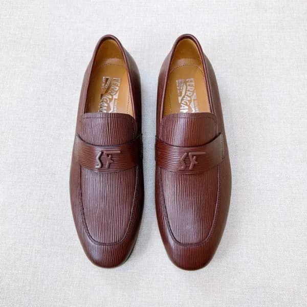페라가모 남성 브라운 로퍼- Salvatore Ferragamo Mens Brown Loa… - 1