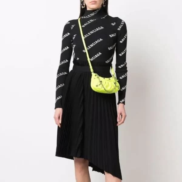 발렌시아가 여성 네온 그린 미니백 - Balenciaga Womens Neon Green … - 1