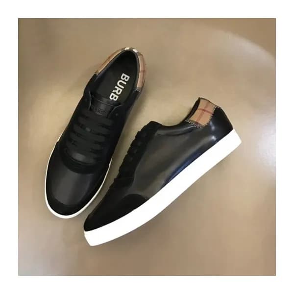 버버리 남성 블랙 스니커즈 - Burberry Mens Black Sneakers - bu… - 1