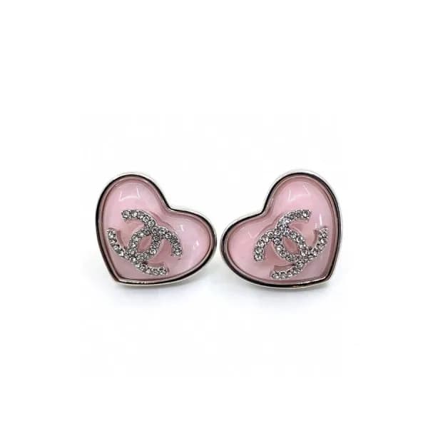 샤넬 여성 핑크 이어링 - Chanel Womens Pink Gold Earring - … - 1
