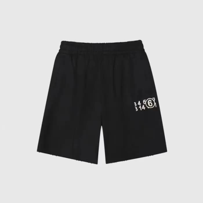 메종마르지엘라 남성 블랙 반바지 - Maison Margiela Mens Black Hal… - 1
