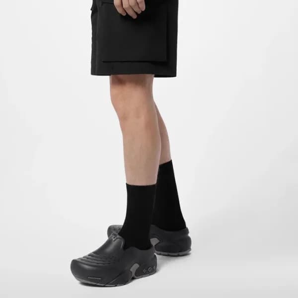 루이비통 남성 블랙 슬리퍼 - Louis vuitton Mens Black Slippers… - 1