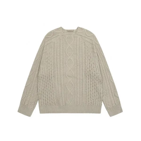 피어오브갓 남성 크루넥 그레이 니트 - Fear of god Mens Gray Knits … - 1