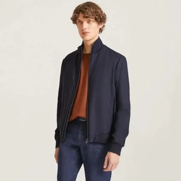 로로피아나 남성 네이비 자켓 - Loro Piana Mens Navy Jackets - l… - 1