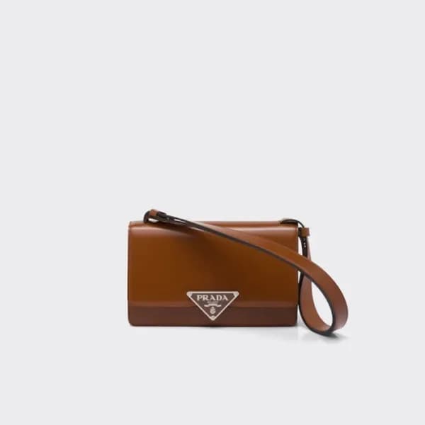프라다 여성 카멜 숄더백 - Prada Womens Camel Shoulder Bag - … - 1
