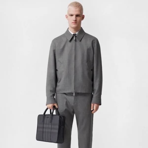 버버리 남성 블랙 서류가방 - Burberry Mens Business Bag - bub3… - 1