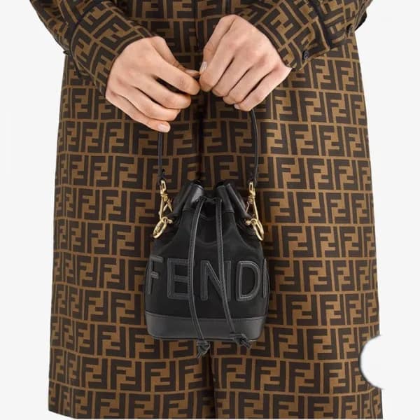 펜디 여성 블랙 버킷백 - Fendi Womens Bucket Bag - feb234x - 1