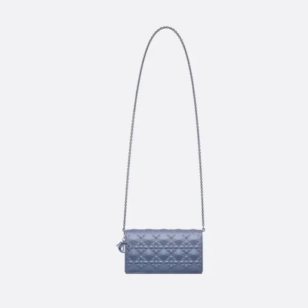 디올 여성 블루 체인백 - Dior Womens Blue Saddle Bag - dib54… - 1