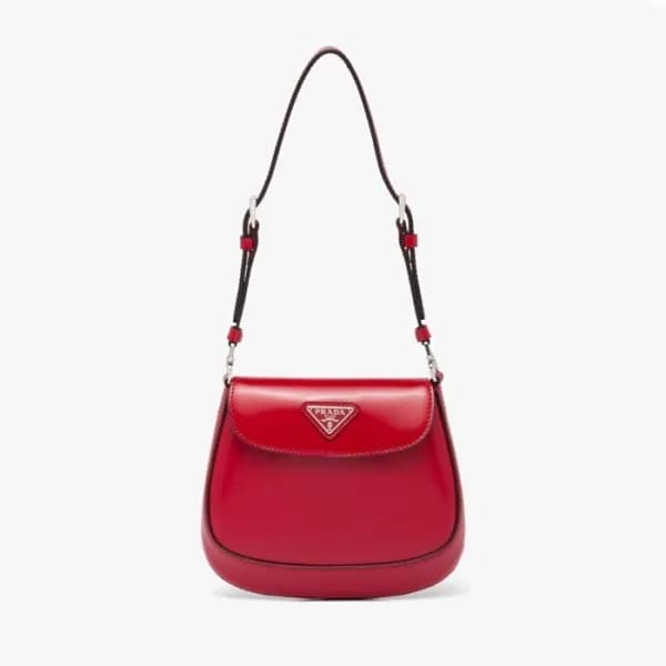 프라다 여성 미니 클레오 백 - Prada Womens Red Cloe Bag - prb8… - 1