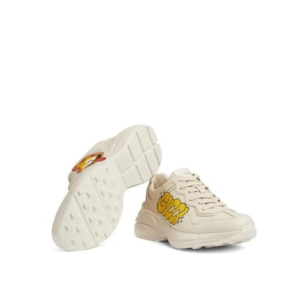 구찌 남/녀 아이보리 라이톤 - Gucci Unisex Ivory Sneakers - gu… - 1