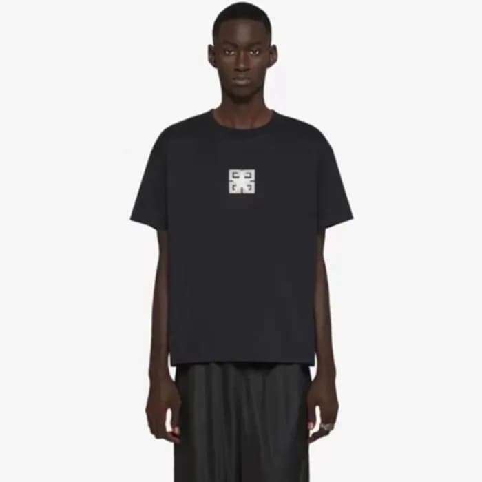 지방시 남성 블랙 반팔티 - Givenchy Mens Black Tshirts - gic2… - 1