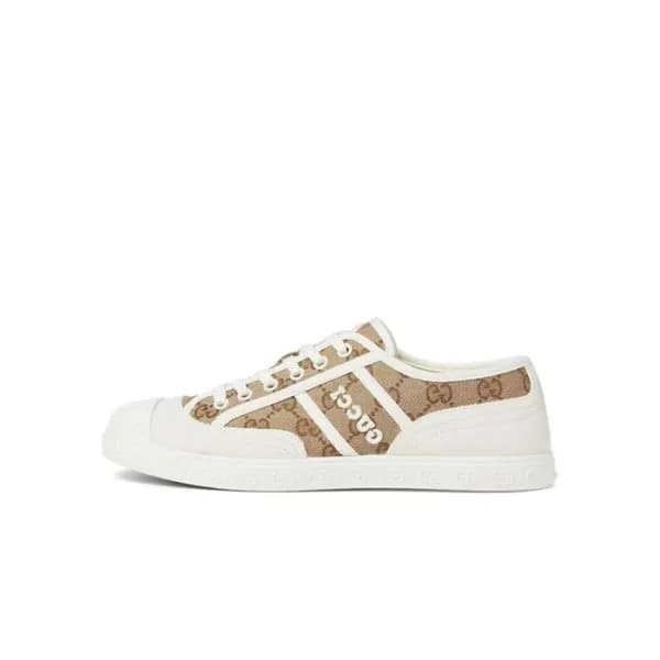 구찌 남/녀 카멜 스니커즈 - Gucci Unisex Camel Sneakers - gus… - 1