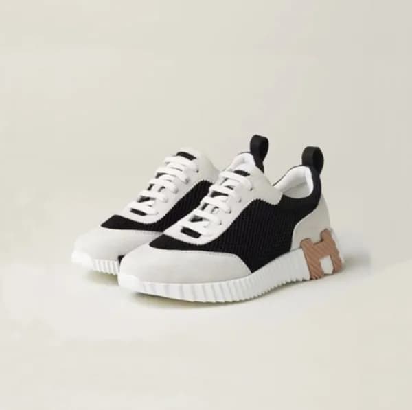 에르메스 여성 블랙 바운싱 - Hermes Womens Black Sneakers - he… - 1