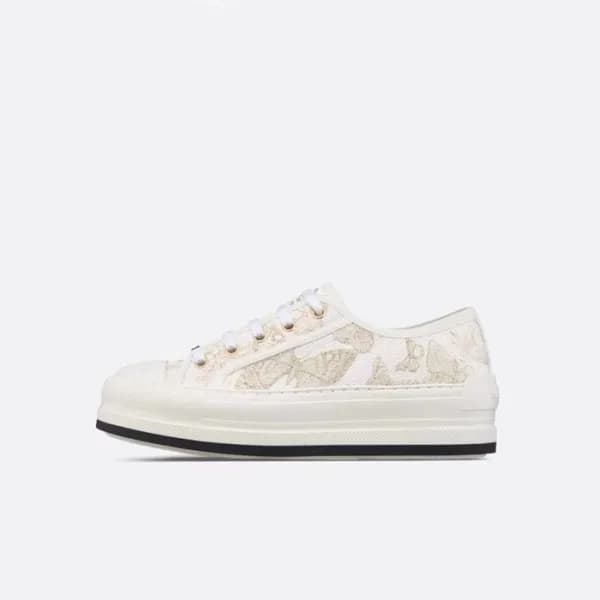 디올 여성 골드 스니커즈 - Dior Womens Gold Sneakers - dis635… - 1