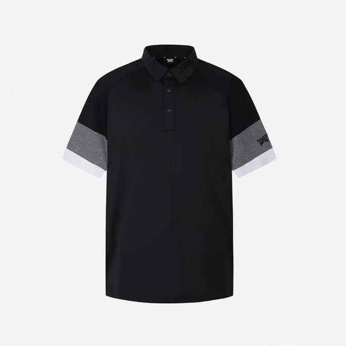 PXG 남성 썸머 니트 슬리브 카라 반팔 티셔츠 - gol1103x - 1