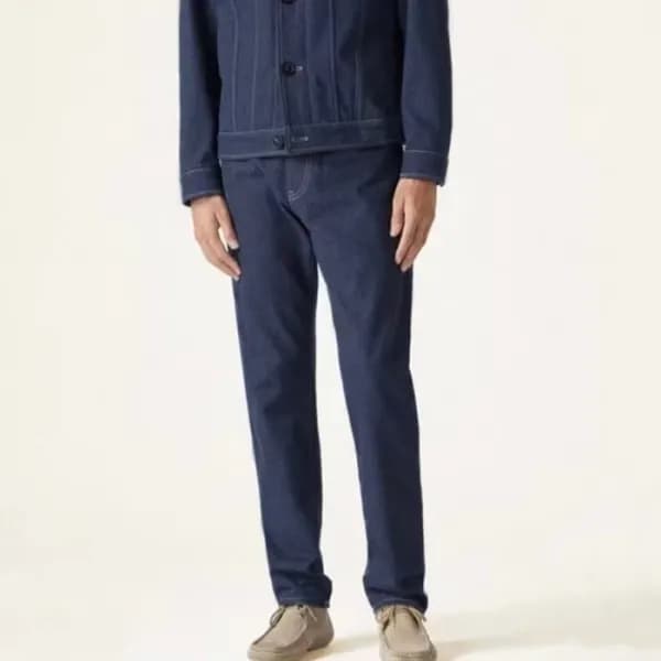 로로피아나 남성 네이비 청바지 - Loro Piana Mens Navy Jeans - lp… - 1