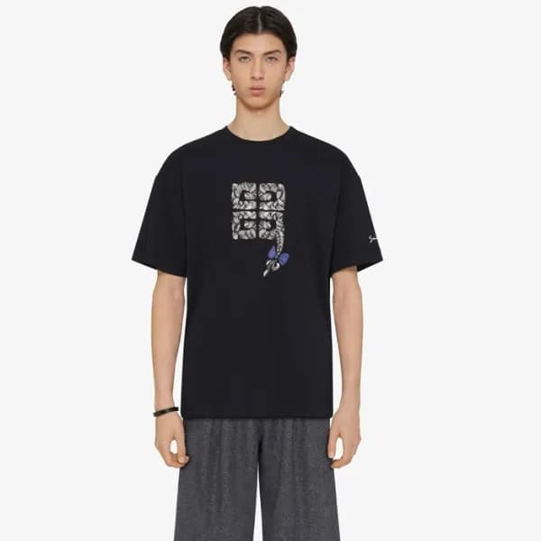 지방시 남성 라운드 반팔 티셔츠 - Givenchy Mens Round Tshirts - … - 1