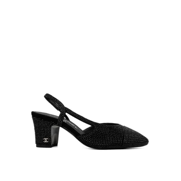 샤넬 여성 미들힐 슬링백 - Chanel Womens Cubic Slingback - ch… - 1