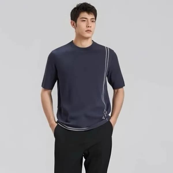 에르메스 남성 라운드 반팔티 - Hermes Mens Round Tshirts - hec2… - 1