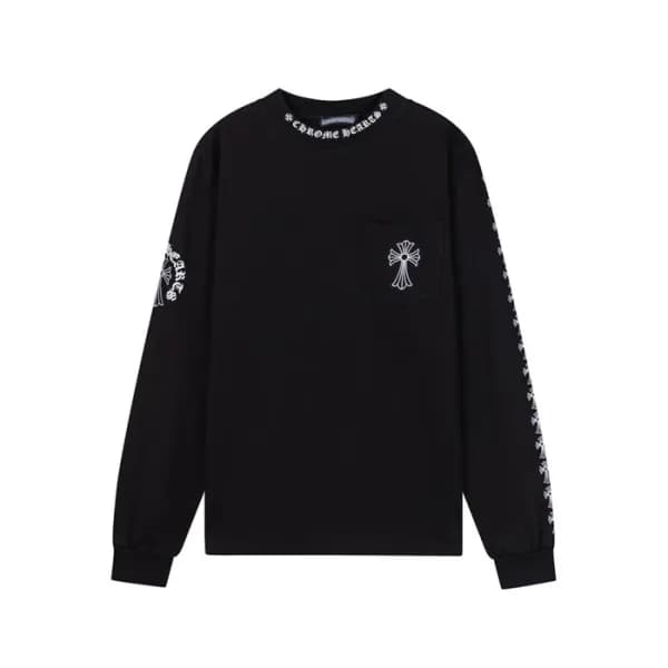크롬하츠 남성 라운드 맨투맨 - Chrome Hearts Mens Round Tshirt … - 1