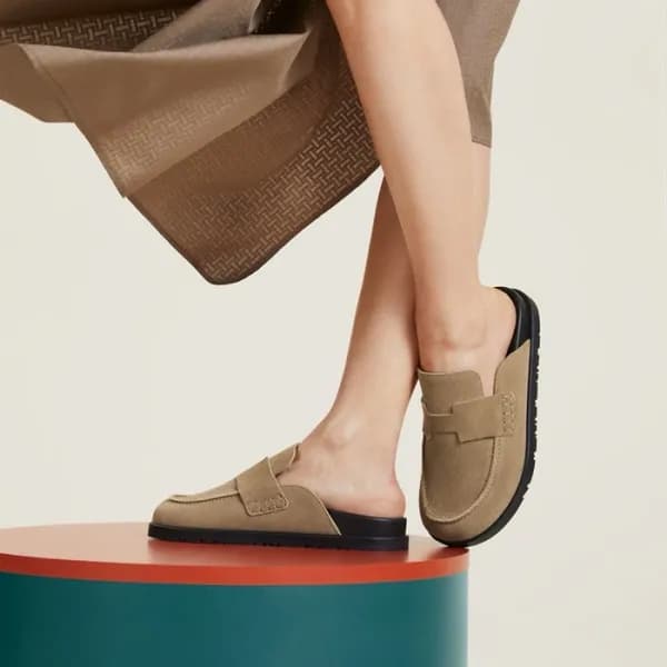 에르메스 여성 고 뮬 시어링 블로퍼 - Hermes Womens Go Mule - hes2… - 1