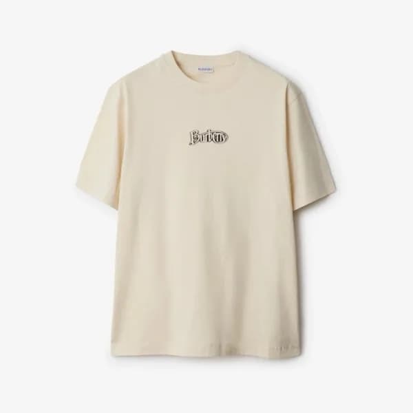 버버리 남성 라운드 반팔 티셔츠 - Burberry Mens Round Tshirt - b… - 1