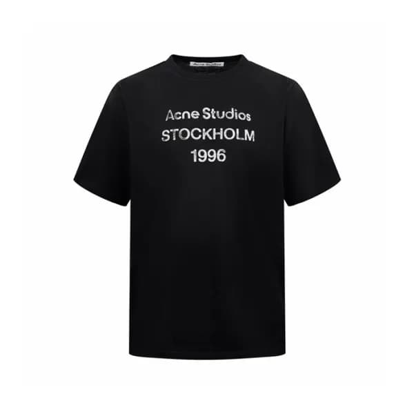 아크네 남/녀 라운드 반팔티 - Acne Unisex Round Tshirt - anc57… - 1
