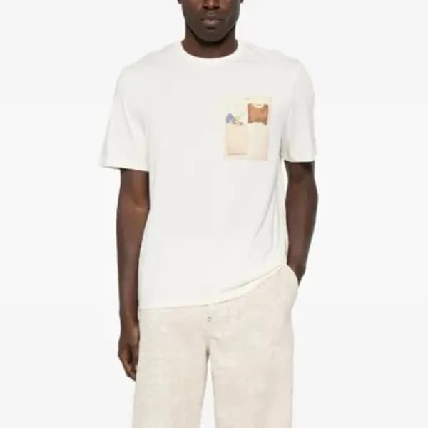 자크뮈스 남성 라운드 반팔티 - Jacquemus Mens Round Tshirt - ja… - 1