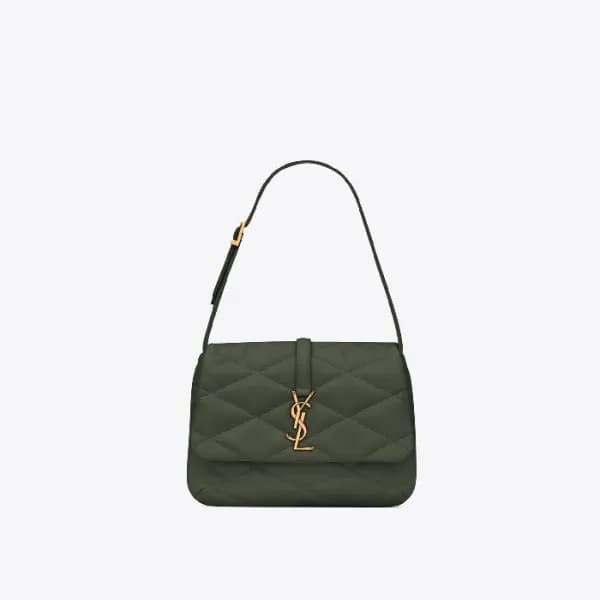 입생로랑 여성 LE57 퀄티드 호보 백 - Saint Laurent Womens LE57 … - 1