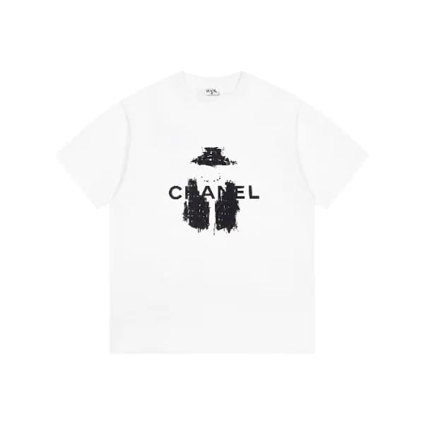 샤넬 남/녀 라운드 반팔티 - Chanel Unisex Round Tshirt - chc7… - 1