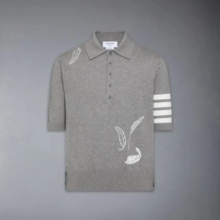 톰브라운 여성 폴로 니트 반팔티 - Thom Browne Womens Polo Tshirt… - 1