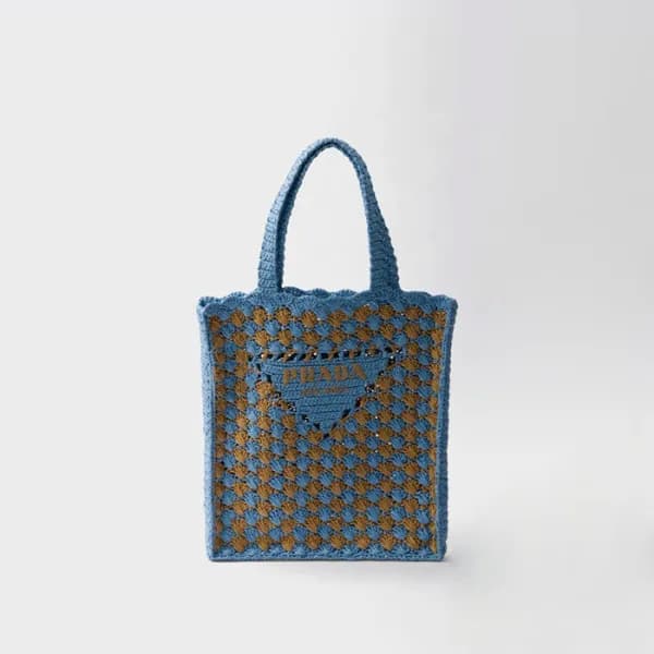 프라다 여성 크로셰 토트백 1BG393 - Prada Womens Crochet Tote … - 1