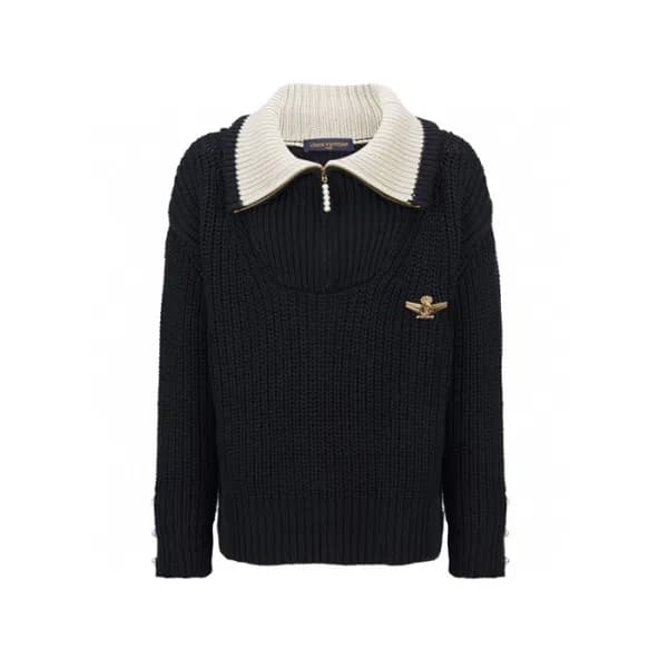 루이비통 남성 폴로 스웨터 - Louis vuitton Mens Polo Sweater -… - 1