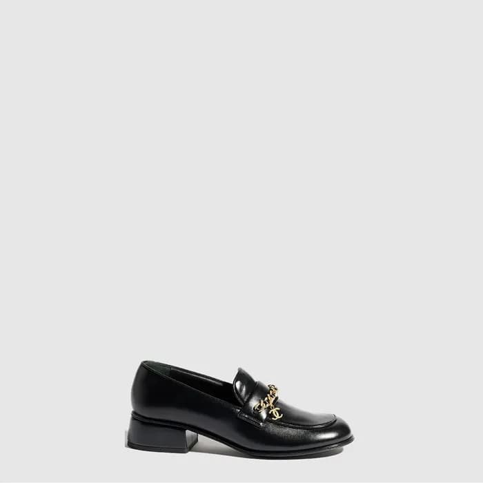 샤넬 여성 체인 로퍼 - Chanel Womens Chain Loafers - chs784… - 1