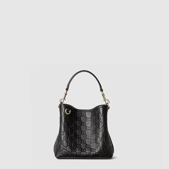 구찌 여성 GG 엠블럼 스몰 버킷백 - Gucci Womens Small Bucket Ba… - 1