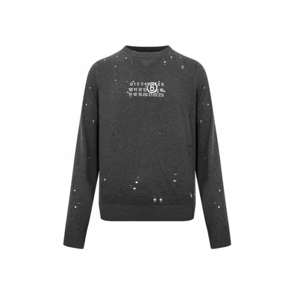 메종 마르지엘라 남성 라운드 니트 - Maison margiela Mens Round Kn… - 1
