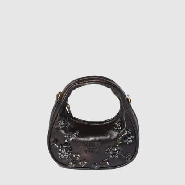 미우미우 여성 완더 자수 가죽 미니백 - Miumiu Womens Wander Embroi… - 1