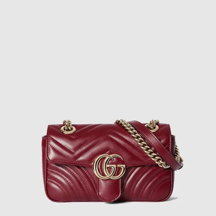 구찌 여성 GG 마몽 미니 숄더백 - Gucci Womens GG Marmont Mini … - 1