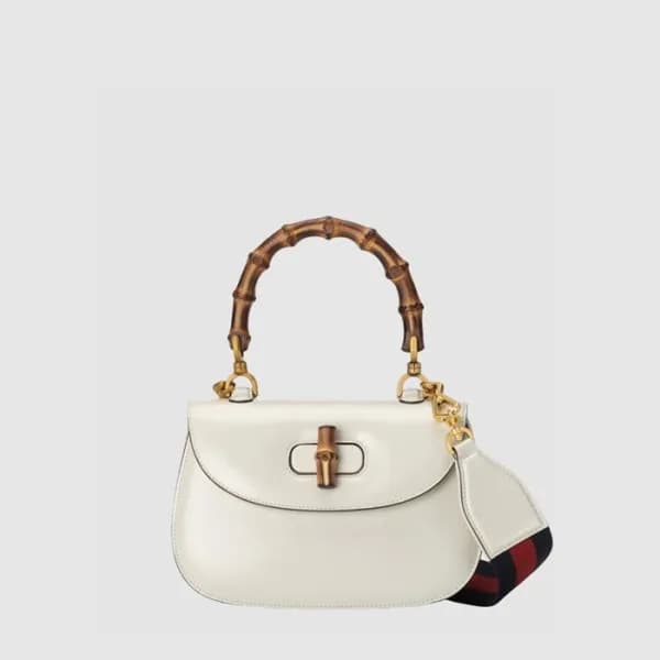 구찌 여성 뱀부 스몰 탑 핸들백 - Gucci Womens Bamboo Small Top … - 1