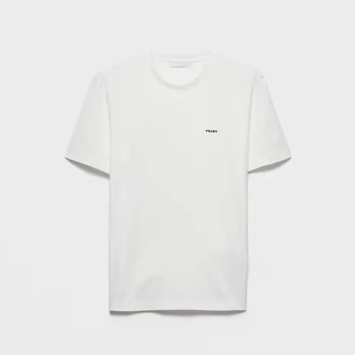 프라다 남성 라운드 반팔티 - Prada Mens Round Tshirt - prc1377… - 1