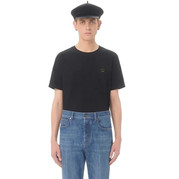 발렌티노 남성 라운드 반팔티 - Valentino Mens Round Tshirt - va… - 1