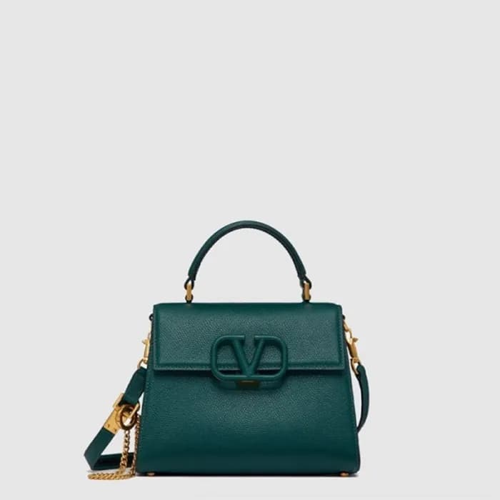 발렌티노 여성 스몰 브이슬링 탑 핸들 백 - Valentino Womens Small V-… - 1