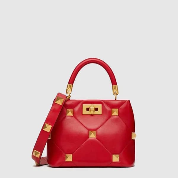 발렌티노 여성 로만 스터드 스몰 토트백 - Valentino Womens Roman Stu… - 1