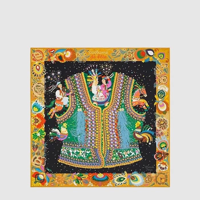 에르메스 여성 코스튬 드 페테 스카프 - Hermes Womens Costume de Fête Scarf - acc8869x - 1