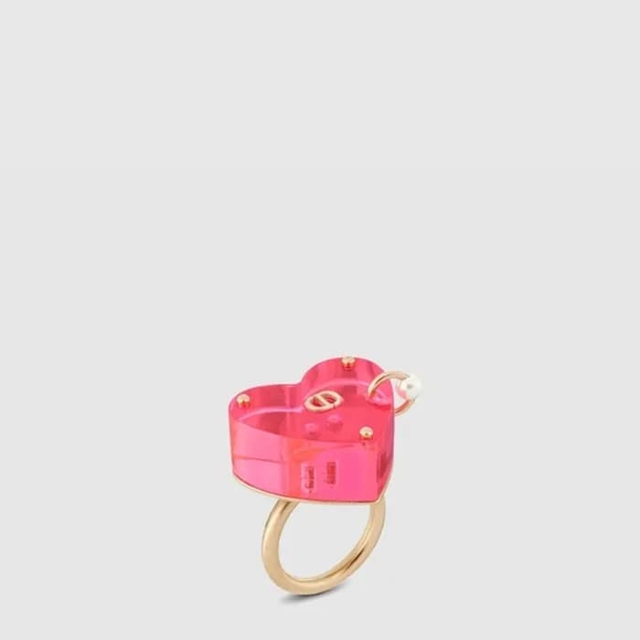 디올 여성 셔벗 하트 링 - Dior Womens Sherbet Heart Ring - acc9389x - 1