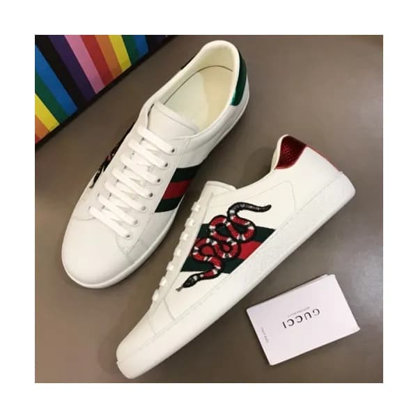 GUCCI 2018 MENS LEATHER SNAKE SKEAKERS - 구찌 남성 레더 … - 1