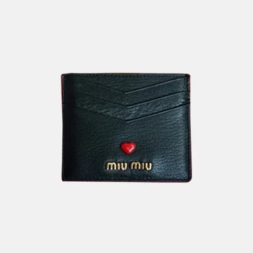 MiuMiu 2018 Ladies Madras Love Card Holder 5MC002 … - 1